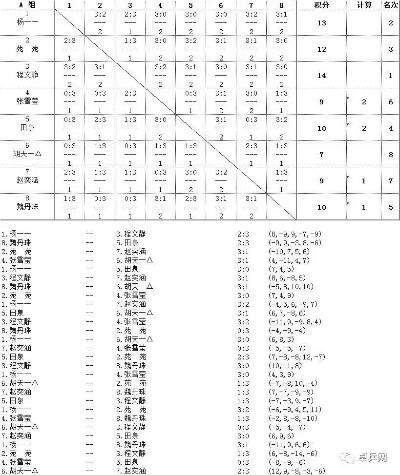 2017年乒乓球比赛常用规格大全