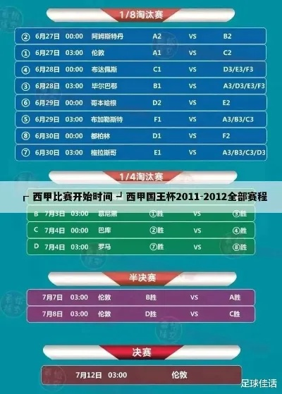 西甲国王杯赛程图片 最新赛程图-第1张图片-www.211178.com_果博福布斯